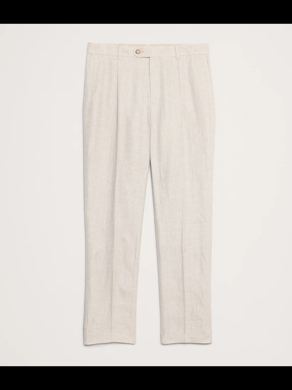 Banana Republic Men's Tailored Pants in Light Beige/flax